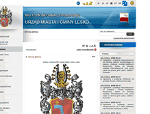 Tablet Screenshot of bip.lesko.pl